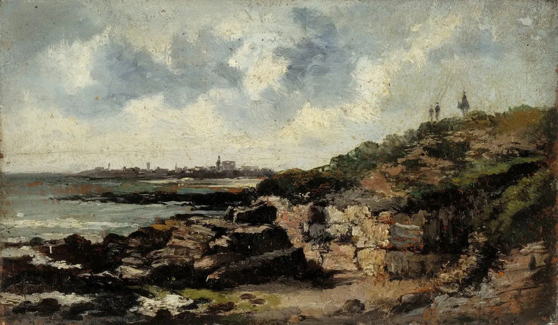 Paisaje de costa, Le Havre - Eugène Boudin