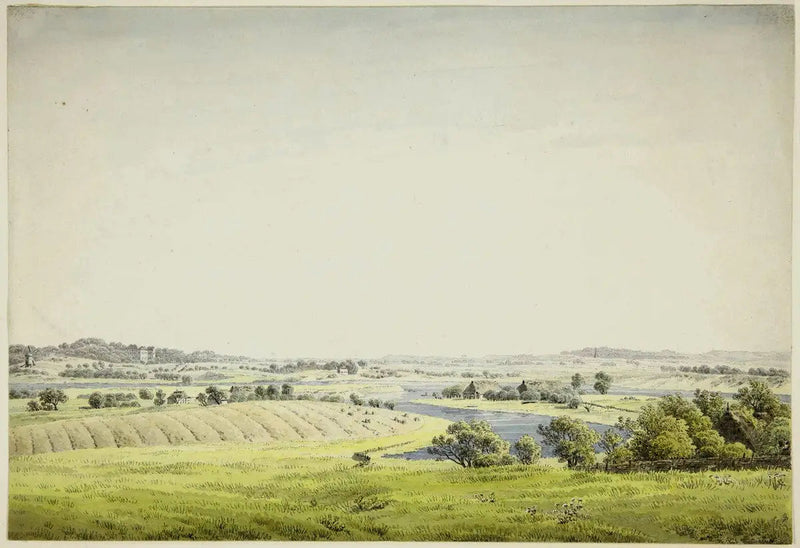 Paisaje de Rügen cerca de Putbus - Caspar David Friedrich