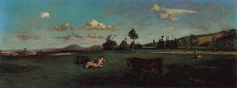 Paisaje de Saint-Sauveur - Frédéric Bazille