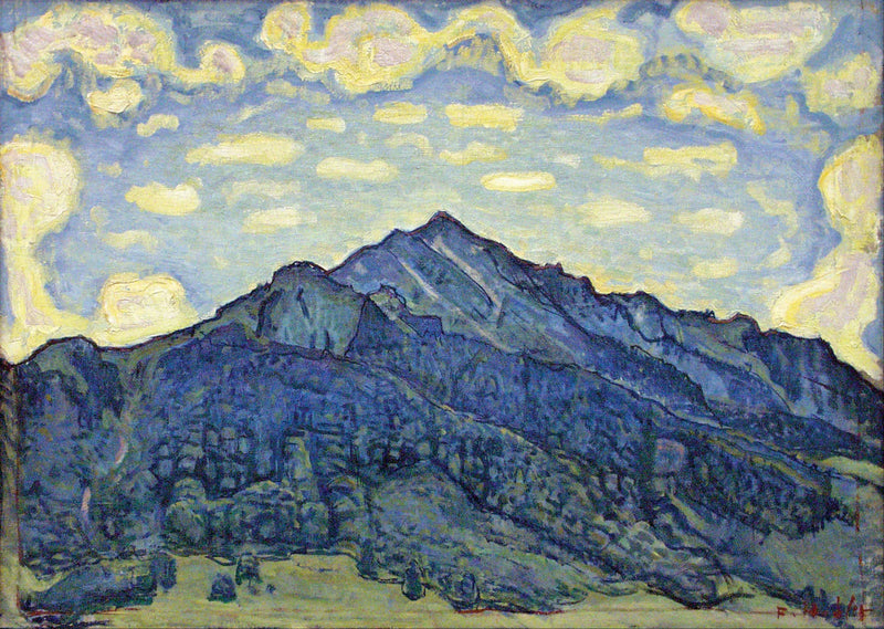 Paisaje de los Alpes suizos - Ferdinand Hodler