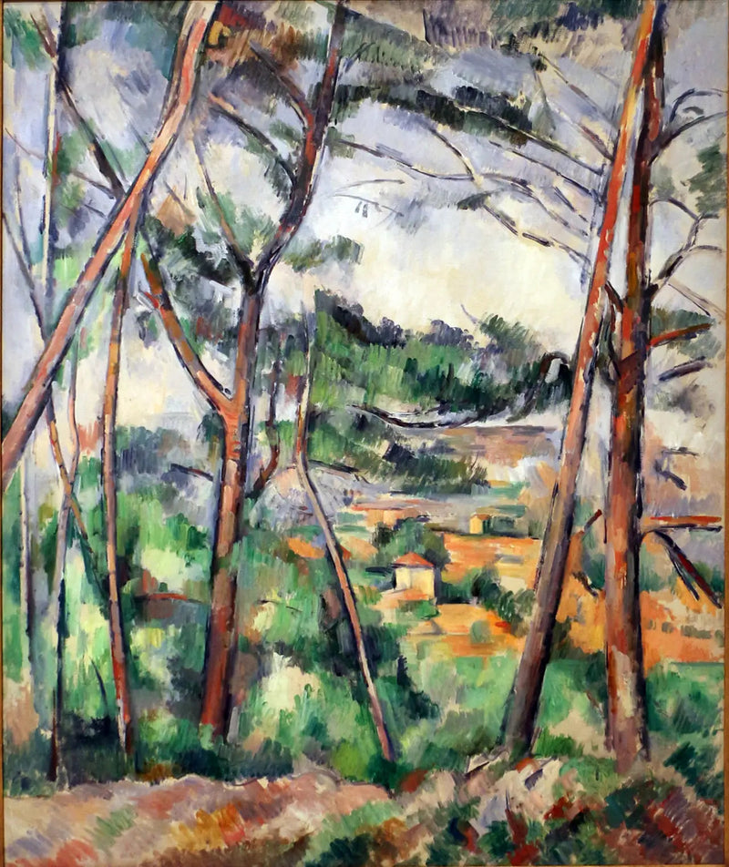 Paisaje de los alrededores de Aix (la llanura del Arc) - Paul Cézanne