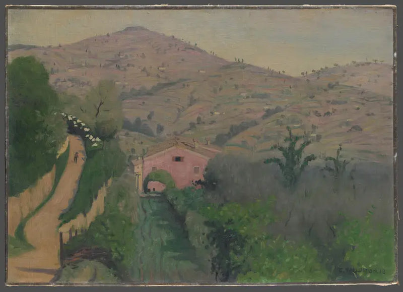 Paisaje de los alrededores de Perugia - Félix Vallotton