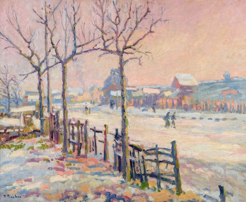 Paisaje de invierno - Robert Antoine Pinchon