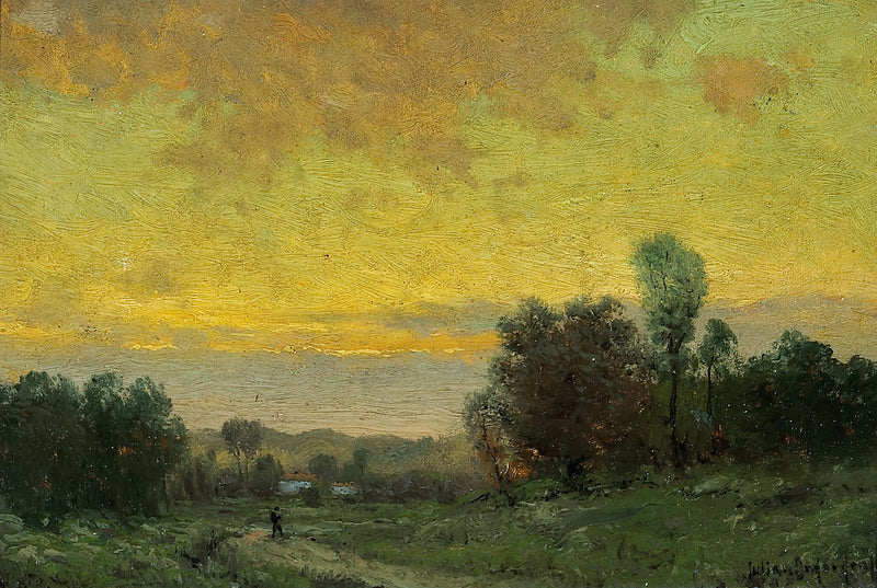 Paisaje al atardecer - Julian Onderdonk