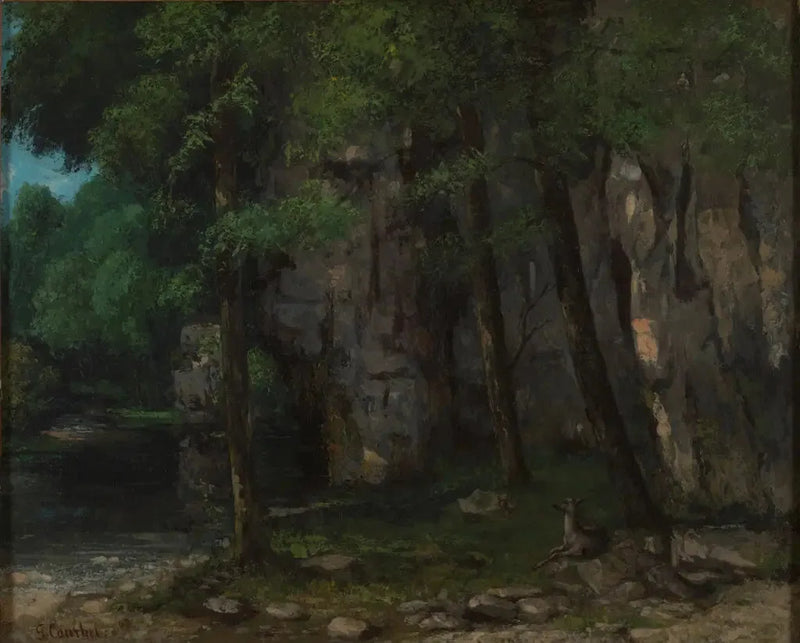 Paisaje de Jura - Gustave Courbet