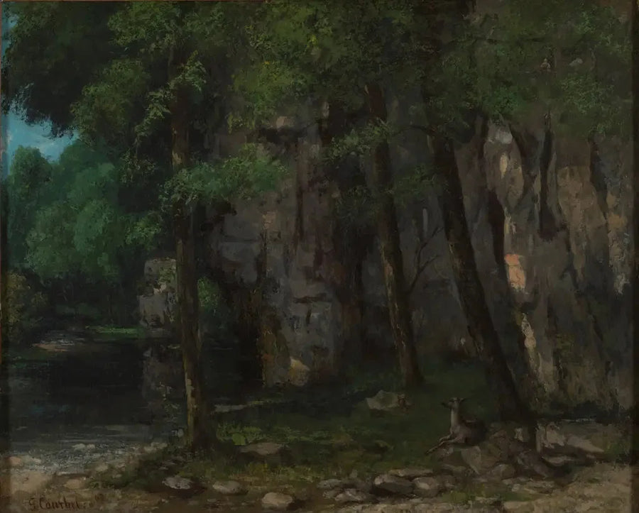 Paisaje de Jura - Gustave Courbet