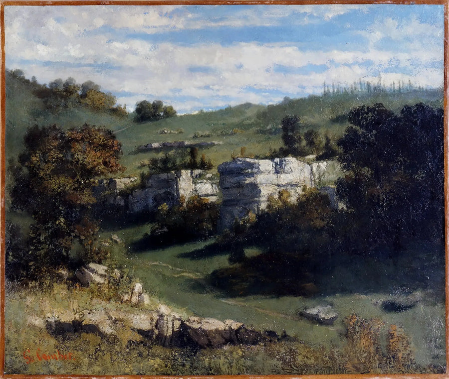 Paisaje del Jura - Gustave Courbet