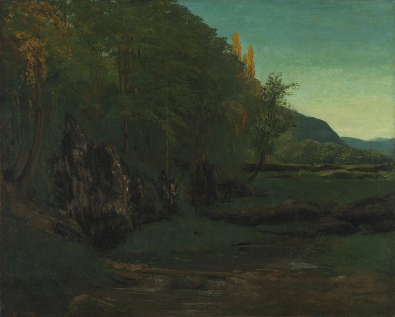 Paisaje del Jura - Gustave Courbet