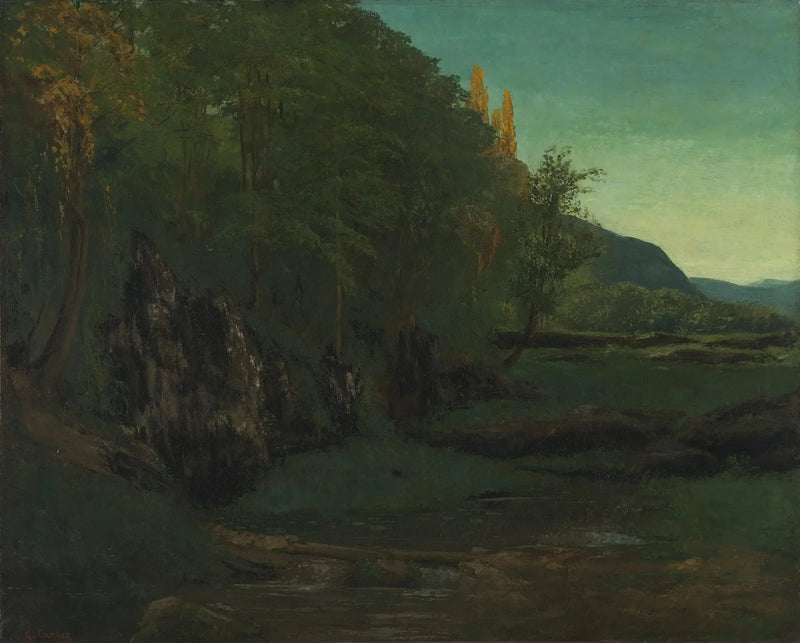 Paisaje del Jura - Gustave Courbet