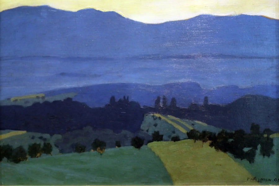 Paisaje del Jura cerca de Romanel - Félix Vallotton