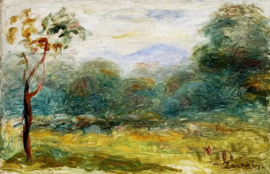 Paisaje del Midi (Cagnes). - Pierre-Auguste Renoir