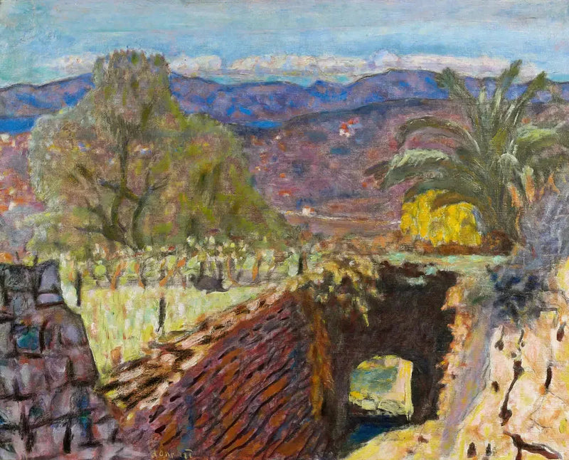 Paisaje del Midi con tiempo de mistral - Pierre Bonnard