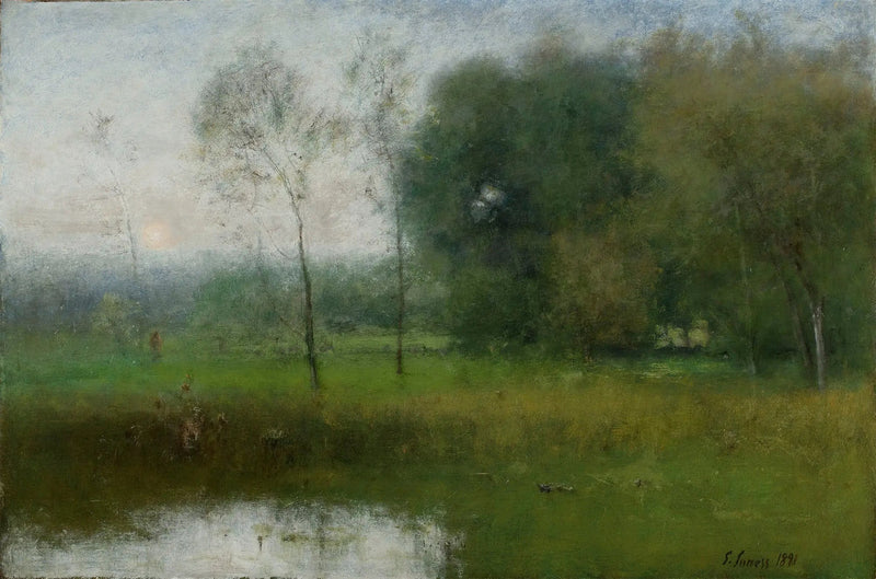 Paisaje de Nueva Jersey - George Inness