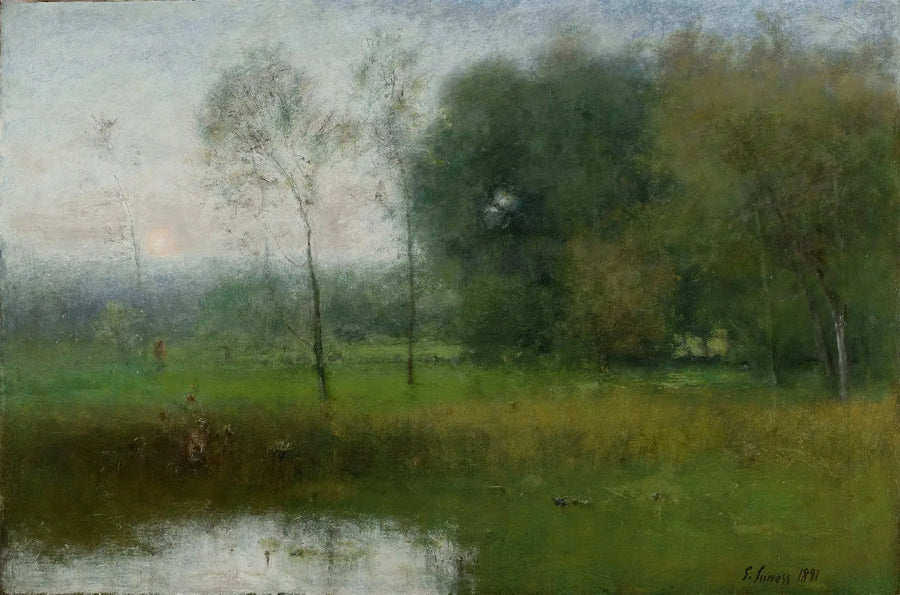 Paisaje de Nueva Jersey - George Inness