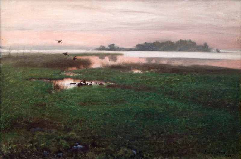 Paisaje nocturno - Bruno Liljefors