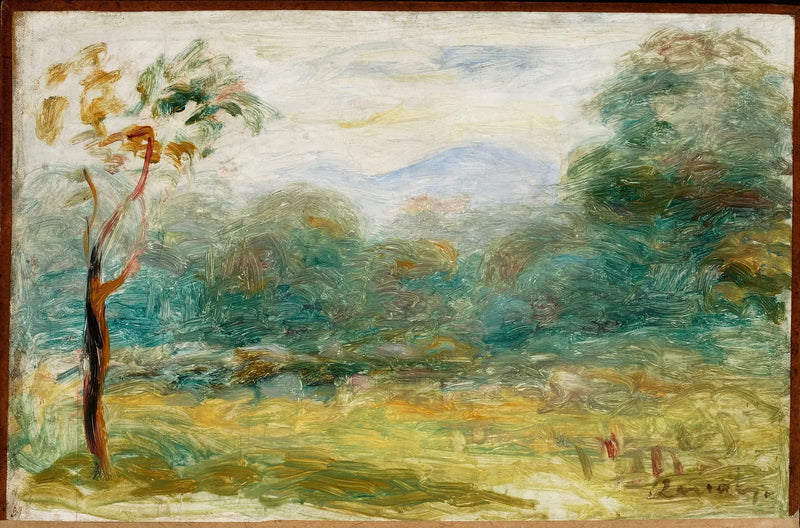 Paisaje del sur de Francia (Cagnes-sur-Mer) - Pierre-Auguste Renoir