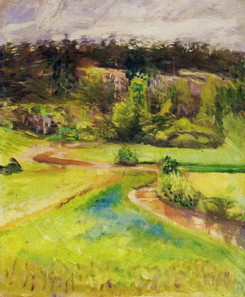 Paisaje - Edvard Munch