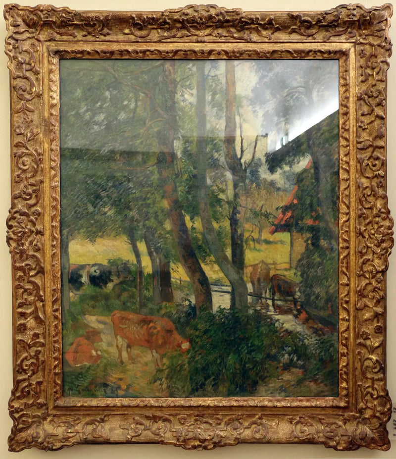 Paisaje en Normandía - Paul Gauguin