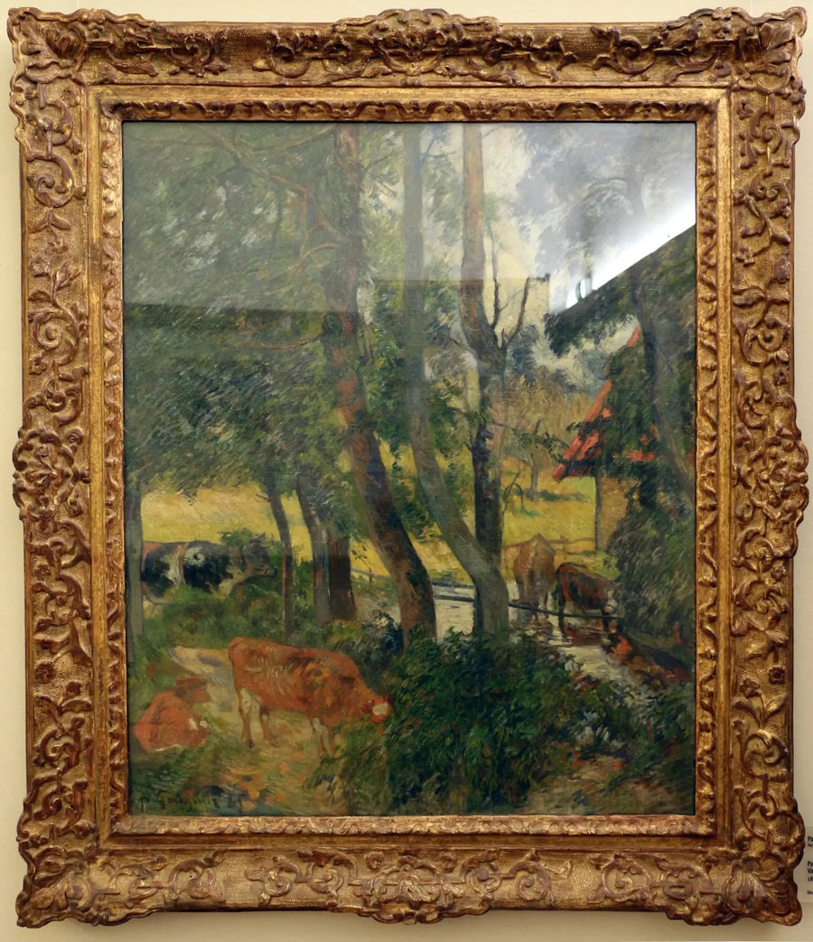 Paisaje en Normandía - Paul Gauguin