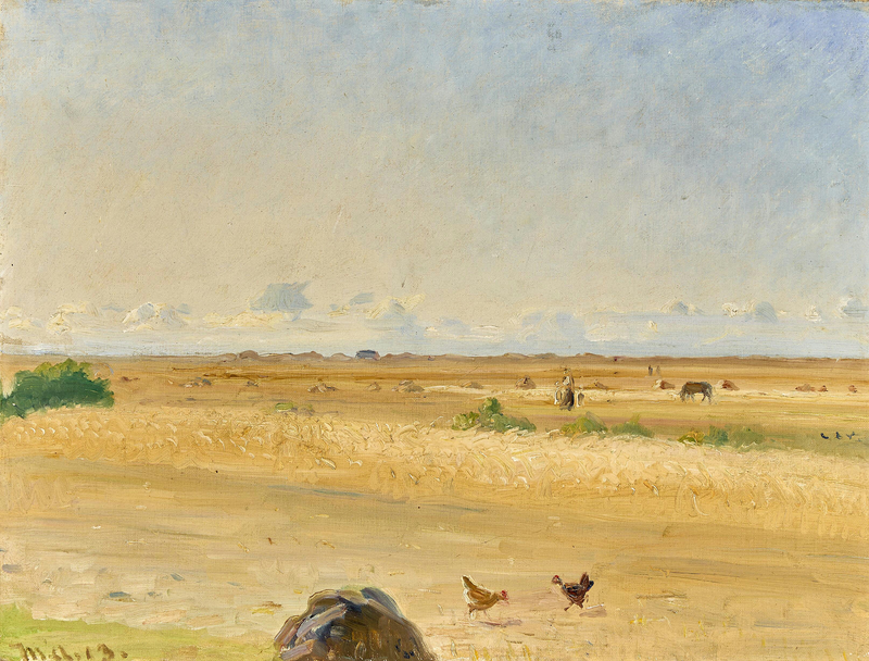 Paisaje de verano danés al sur de Skagen. -Michael Peter Ancher