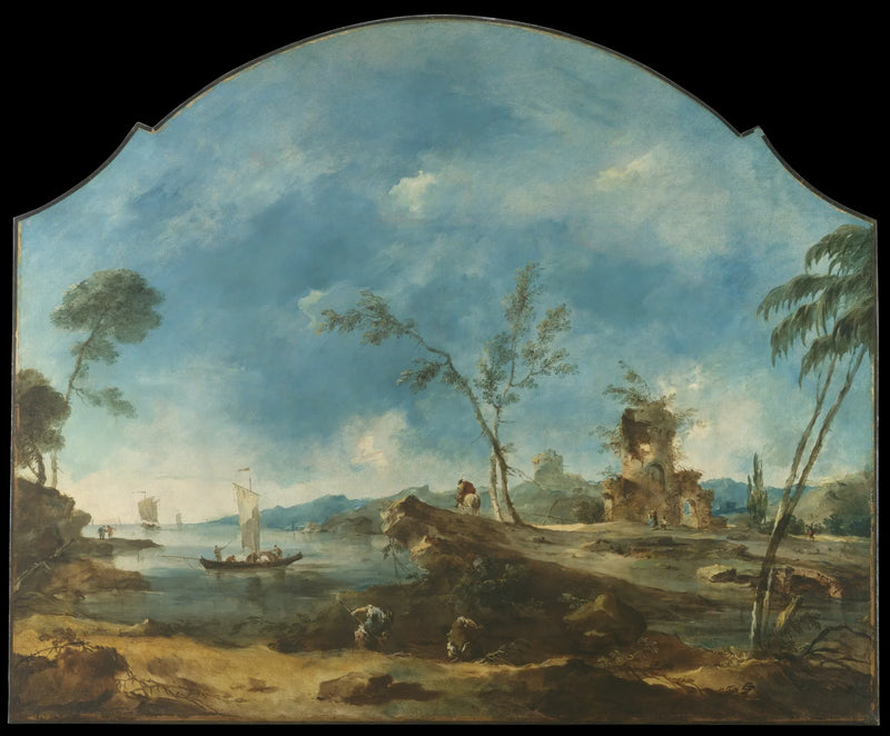 Paisaje fantástico - Francesco Guardi
