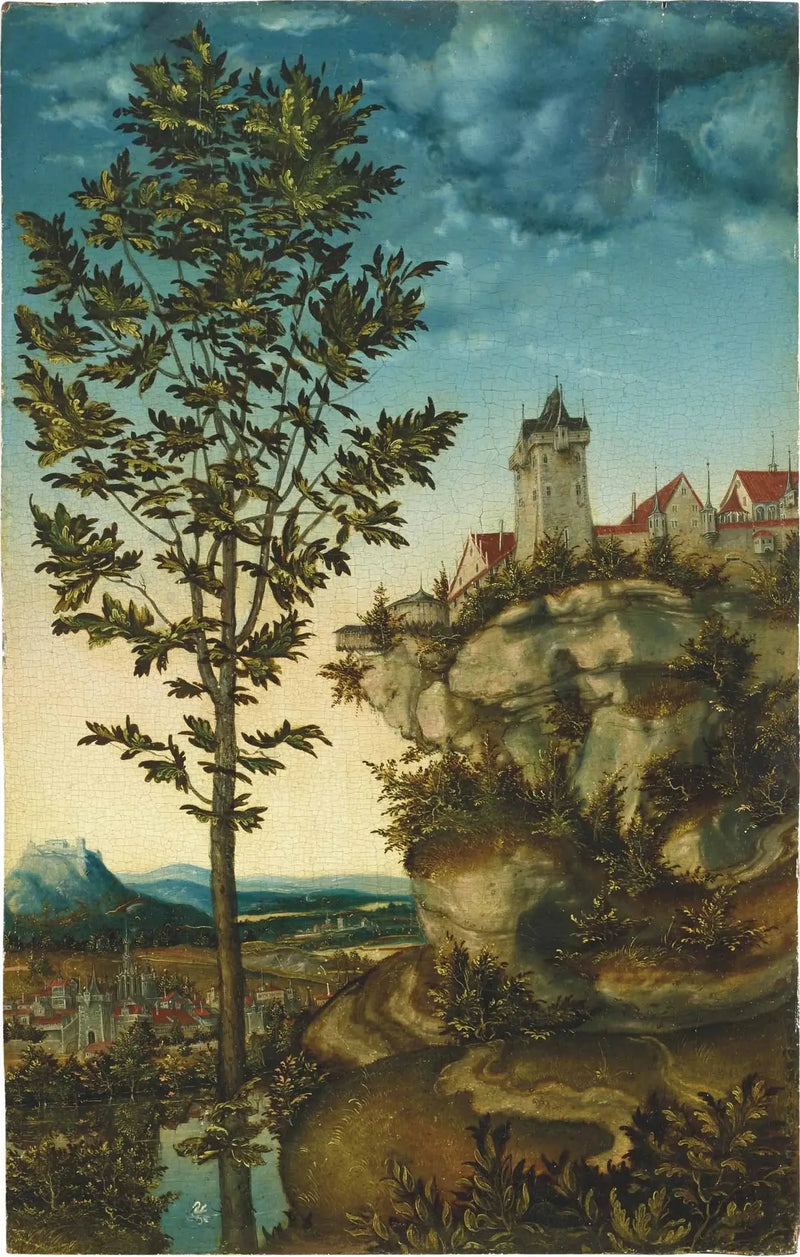 Paisaje (fragmento) - Lucas Cranach el Viejo