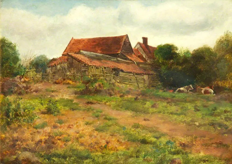 Paisaje, Hampstead - John Everett Millais