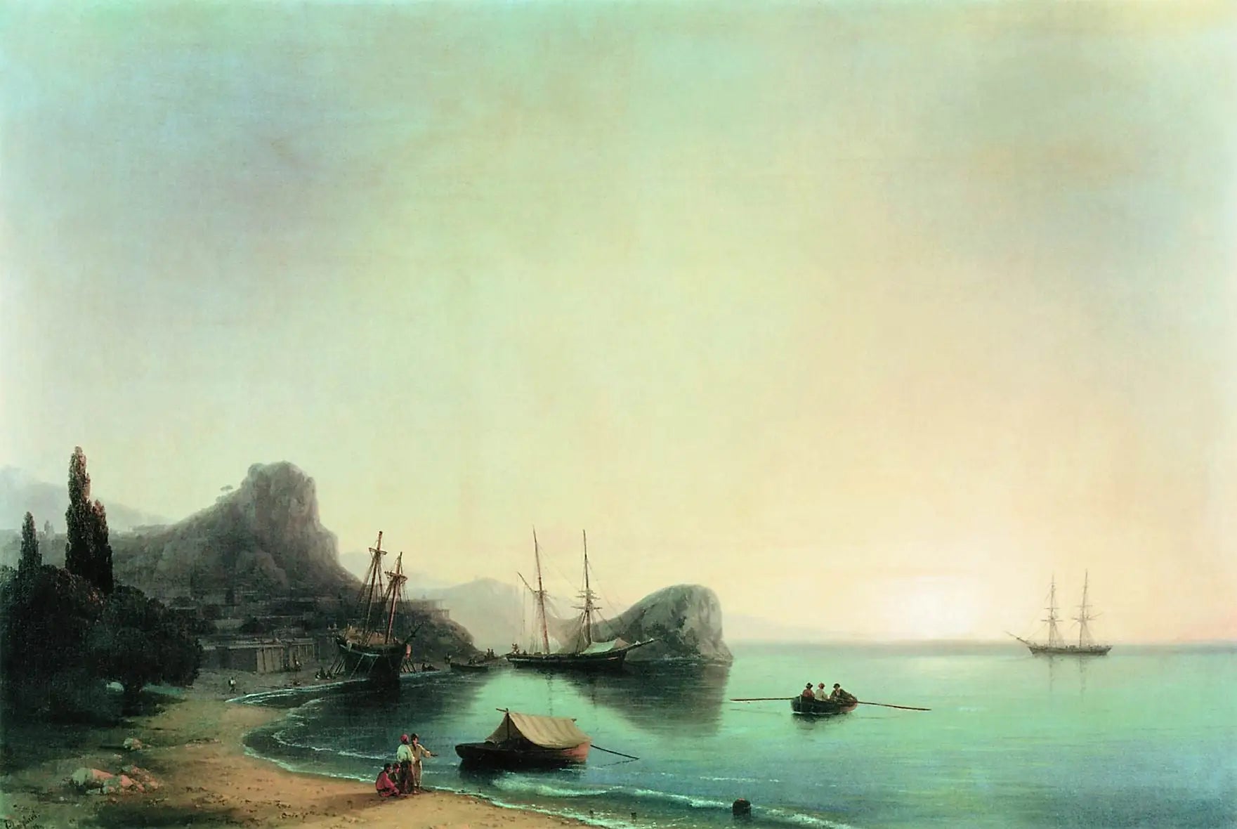 Paysage italien - Ivan Aïvazovski - Alpha Reproduction