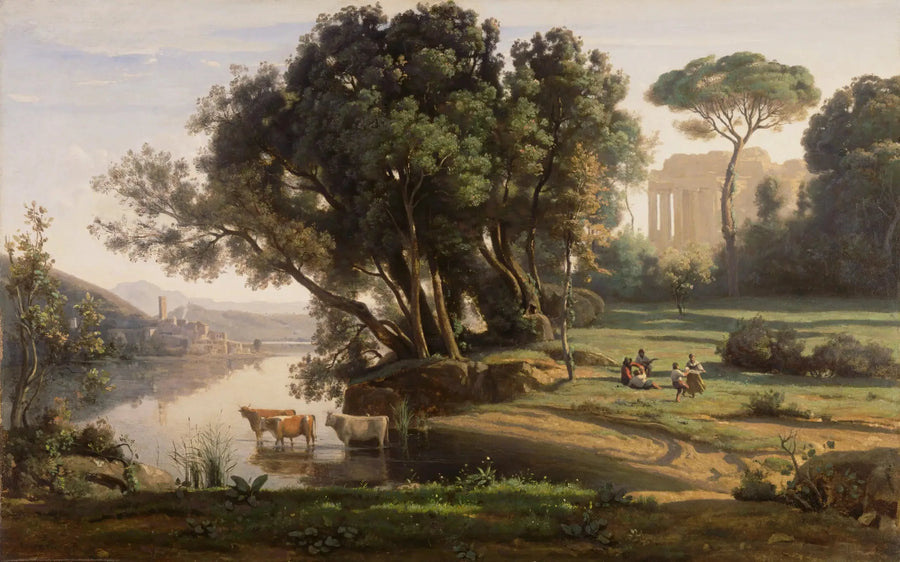 Paisaje italiano - Jean-Baptiste Camille Corot