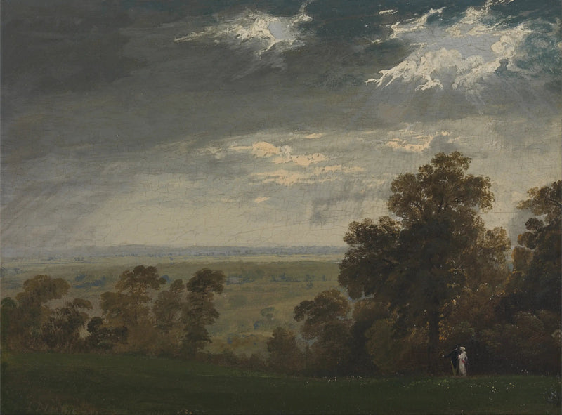 Paisaje, la isla de Wight o Richmond Hill - John Martin