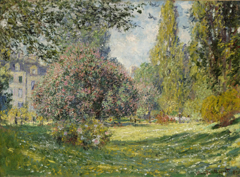 Paisaje: el Parque Monceau - Claude Monet