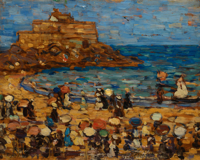 Paisaje marino – Saint-Mâlo - Maurice Prendergast