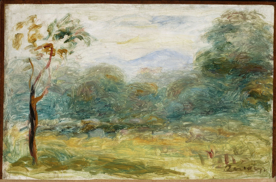 Paisaje del Midi (Cagnes). - Pierre-Auguste Renoir
