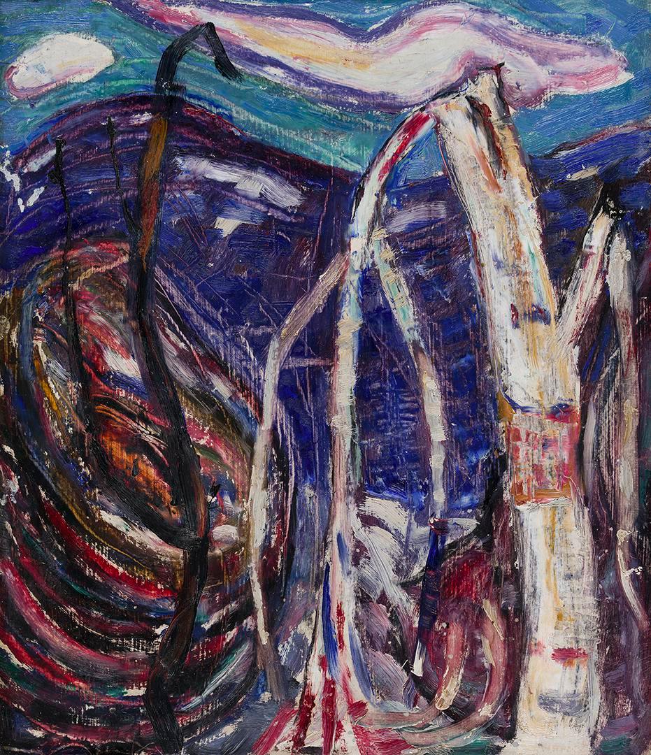 Paysage n° 19 - Marsden Hartley image 1 reproduction artisanale de tableau
