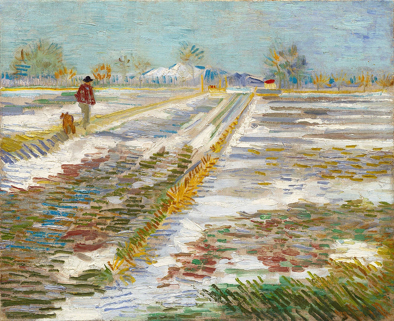 Paisaje nevado - Vincent van Gogh