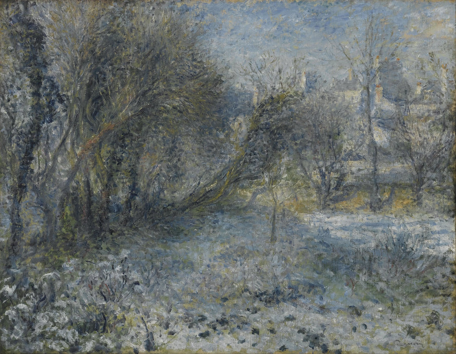 Paisaje de nieve - Pierre-Auguste Renoir