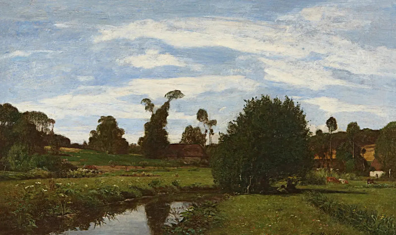 Paisaje normando - Eugène Boudin