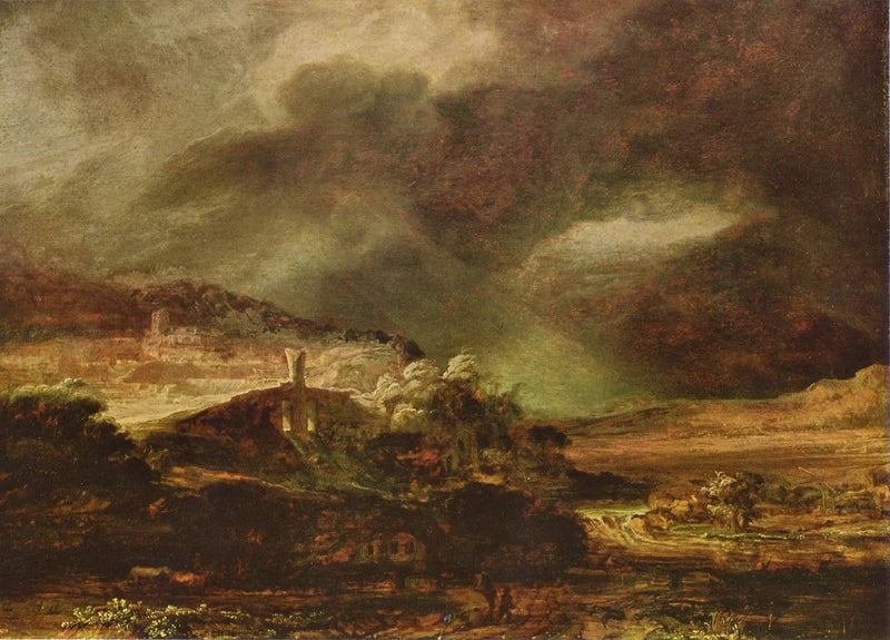 Paisaje de tormenta - Rembrandt