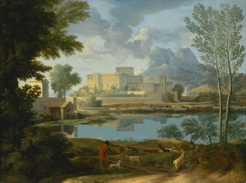 Paisaje en tiempo tranquilo - Nicolas Poussin
