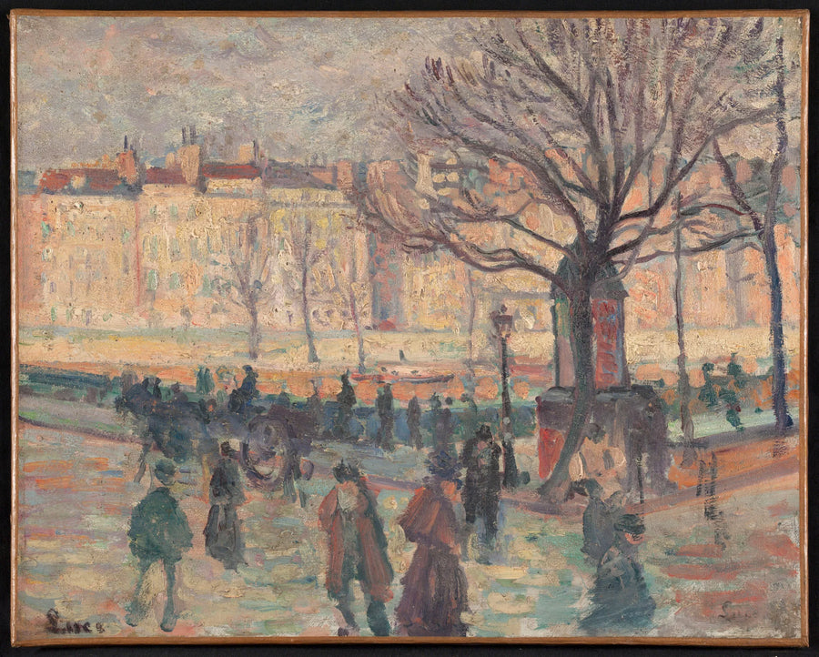 Paisaje parisino. Orillas del Sena - Maximilien Luce