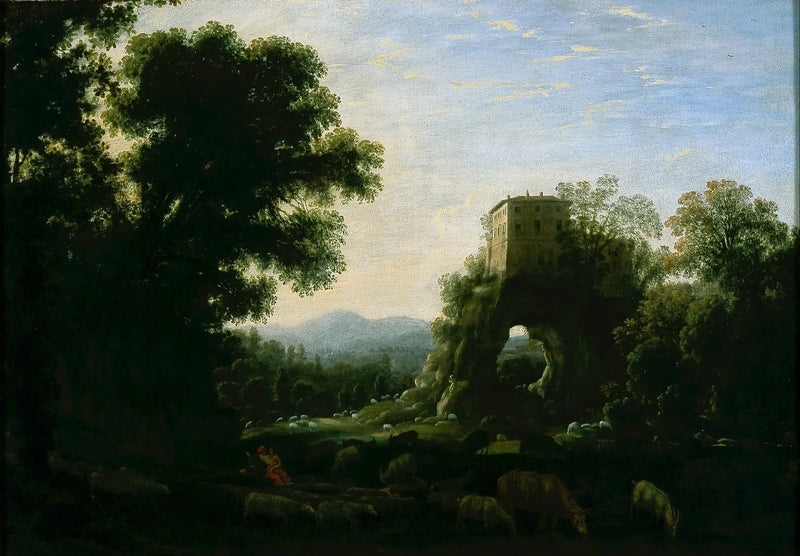 Paisaje pastoral - Claude Lorrain