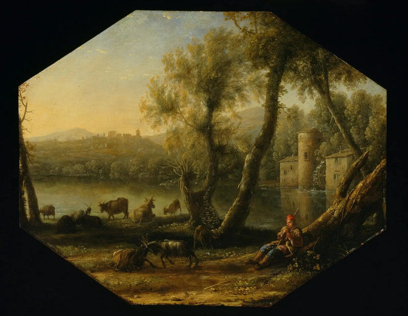 Paisaje pastoral - Claude Lorrain