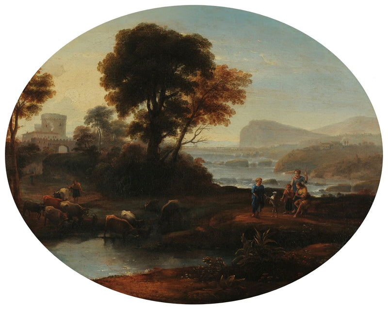 Paisaje pastoral - Claude Lorrain