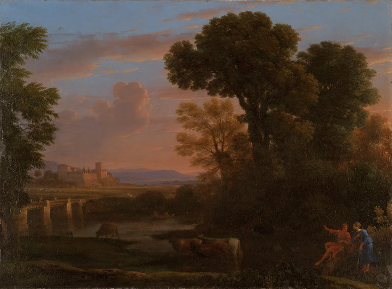 Paisaje pastoral - Claude Lorrain