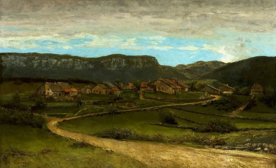 Paisaje cerca de Ornans. - Gustave Courbet