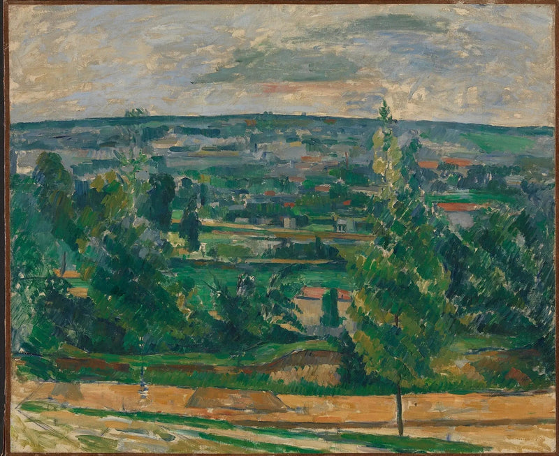 Paisaje cerca de Melun - Paul Cézanne