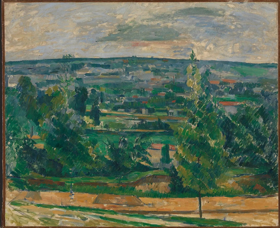 Paisaje cerca de Melun - Paul Cézanne