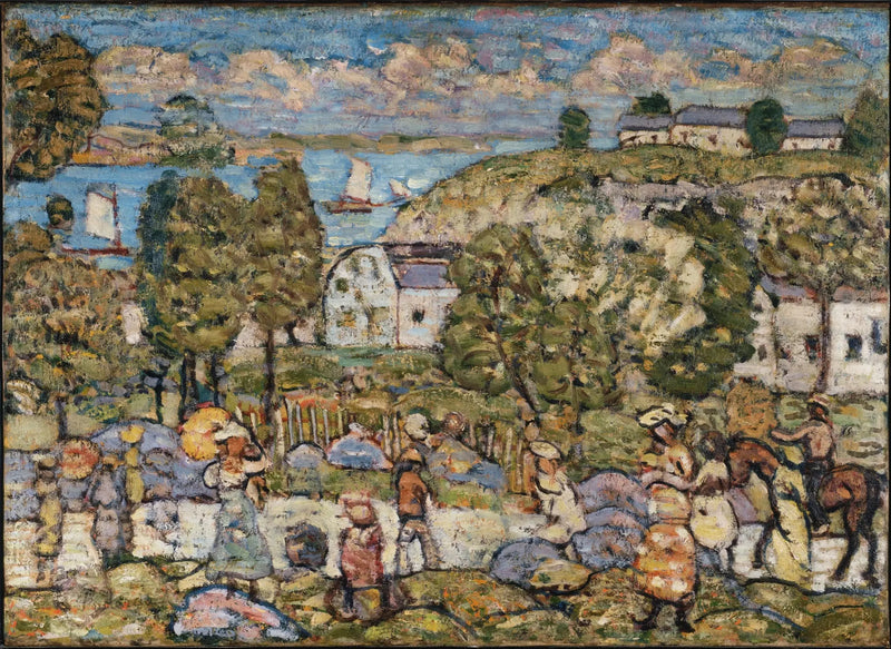 Paisaje cerca de Nahant - Maurice Prendergast
