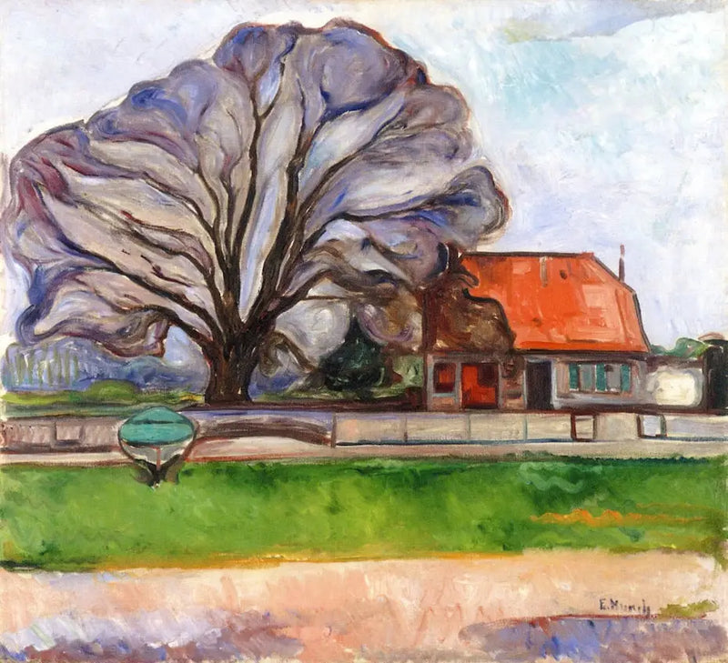 Paisaje cerca de Travemünde - Edvard Munch