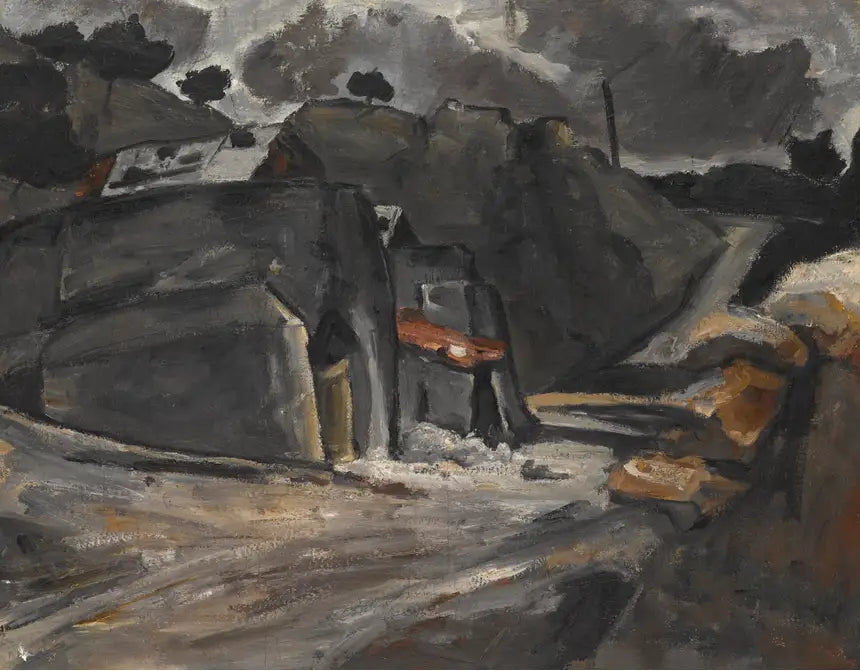 Paisaje provenzal (Rocas en l'Estaque) - Paul Cézanne